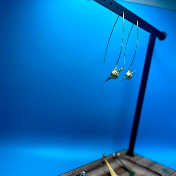 Hand Crafted Jewelry - 😻handmade from vintage gold tone Saturn pieces! Welcome to Saturn!